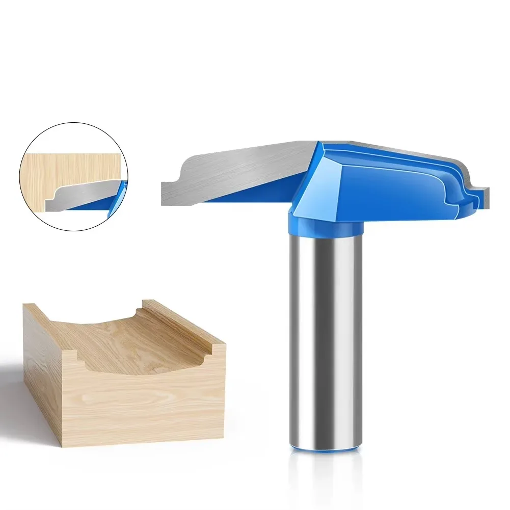 

1PC 12mm 1/2in Shank Convex Nose Router Bit Grooving Tool Door Cutter Milling Cutter for Wood Woodworking Cutters