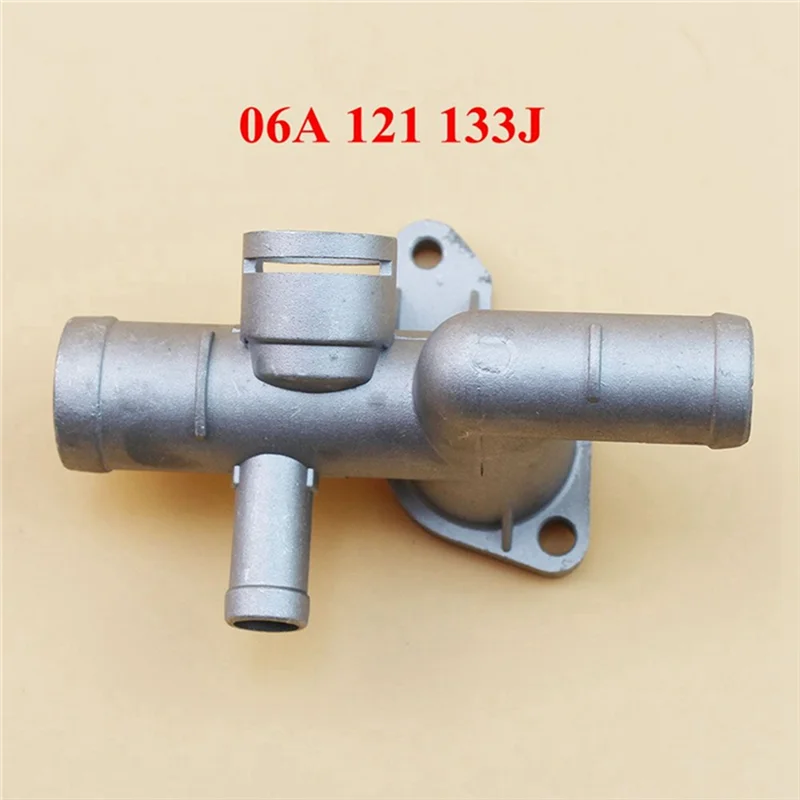 7Pcs Aluminium Engine Coolant Flange Hose Connector Kits 06A121133J For Golf MK4 Jetta 1.8T  TT 2000-2005 1J0121087C