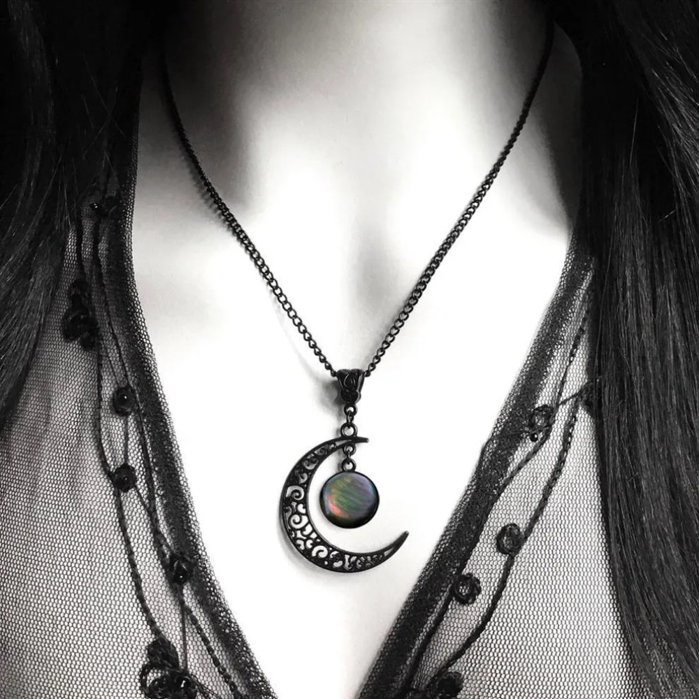 gotico-retro-circulo-geometrico-incrustacao-ab-colorido-preto-oco-crescente-lua-pingente-colar-para-mulheres-joias-de-halloween