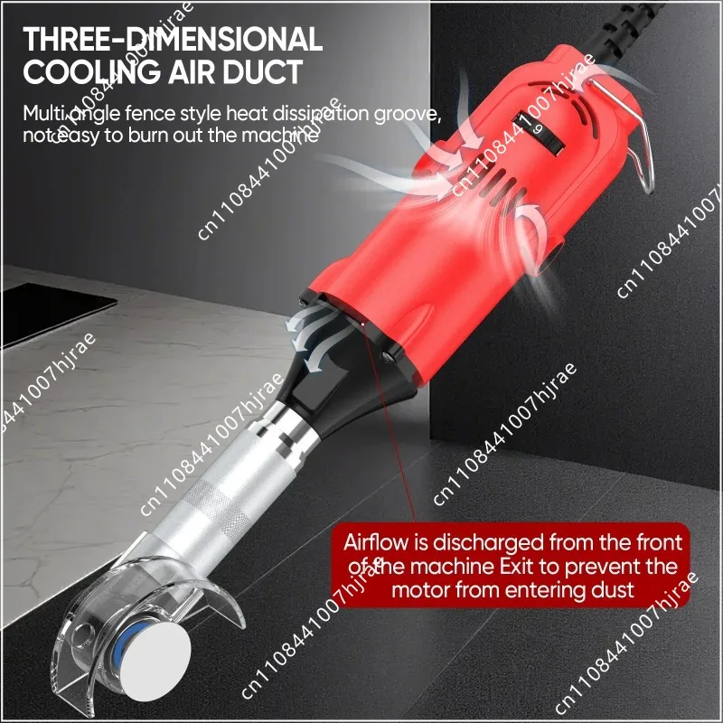 Ceramic tile beauty sewing tool 380W electric straight grinder 6-speed variable speed clean machine grinding machine polishing