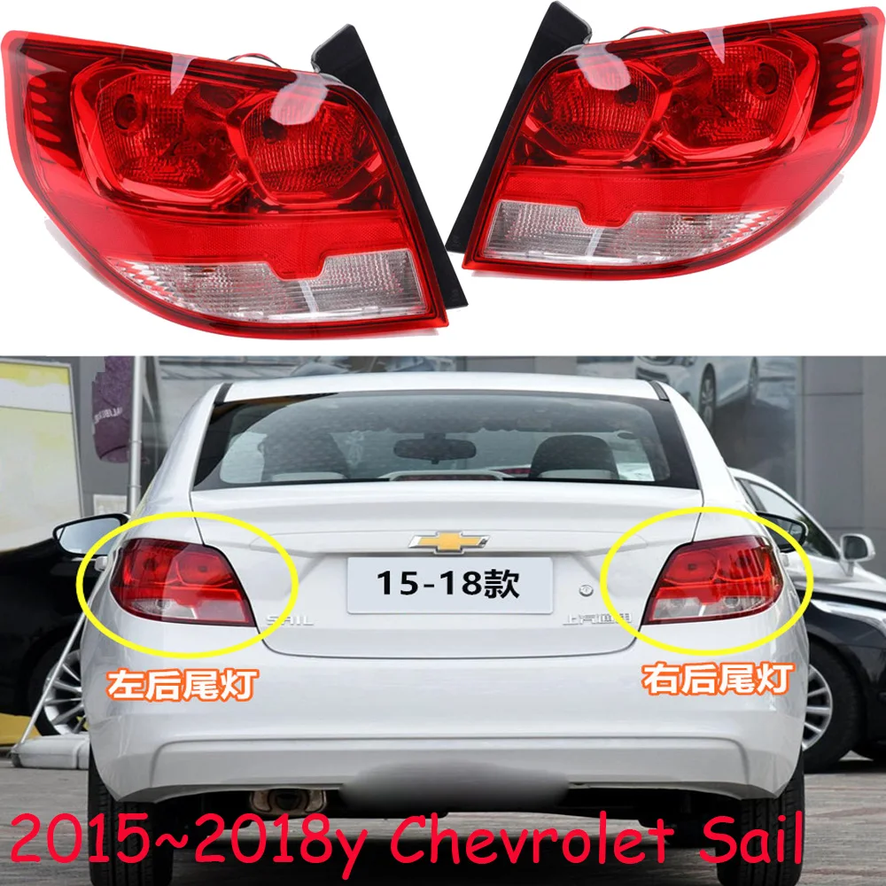 

1pcs sedan car accessories bumper tail light for Chevrolet sail taillight Taillamp 2015～2018y for Chevrolet sail fog lamp