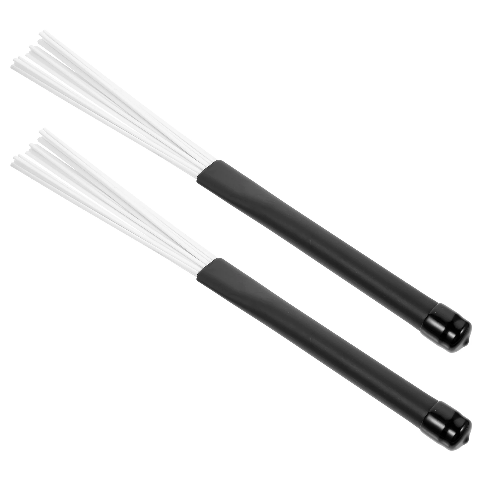 

Nylon Drum Brush with Handle Wire Drumming Drumstick Brushes Plastic Accessories Telescopic