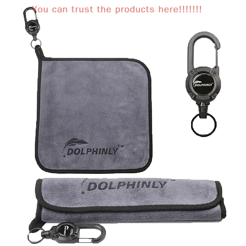 

Portable Buckle Fishing Towel With Thickened Anti Slip And Hand Wiping Properties Absorbent Cotton Towel Outdoor Fishing Tool