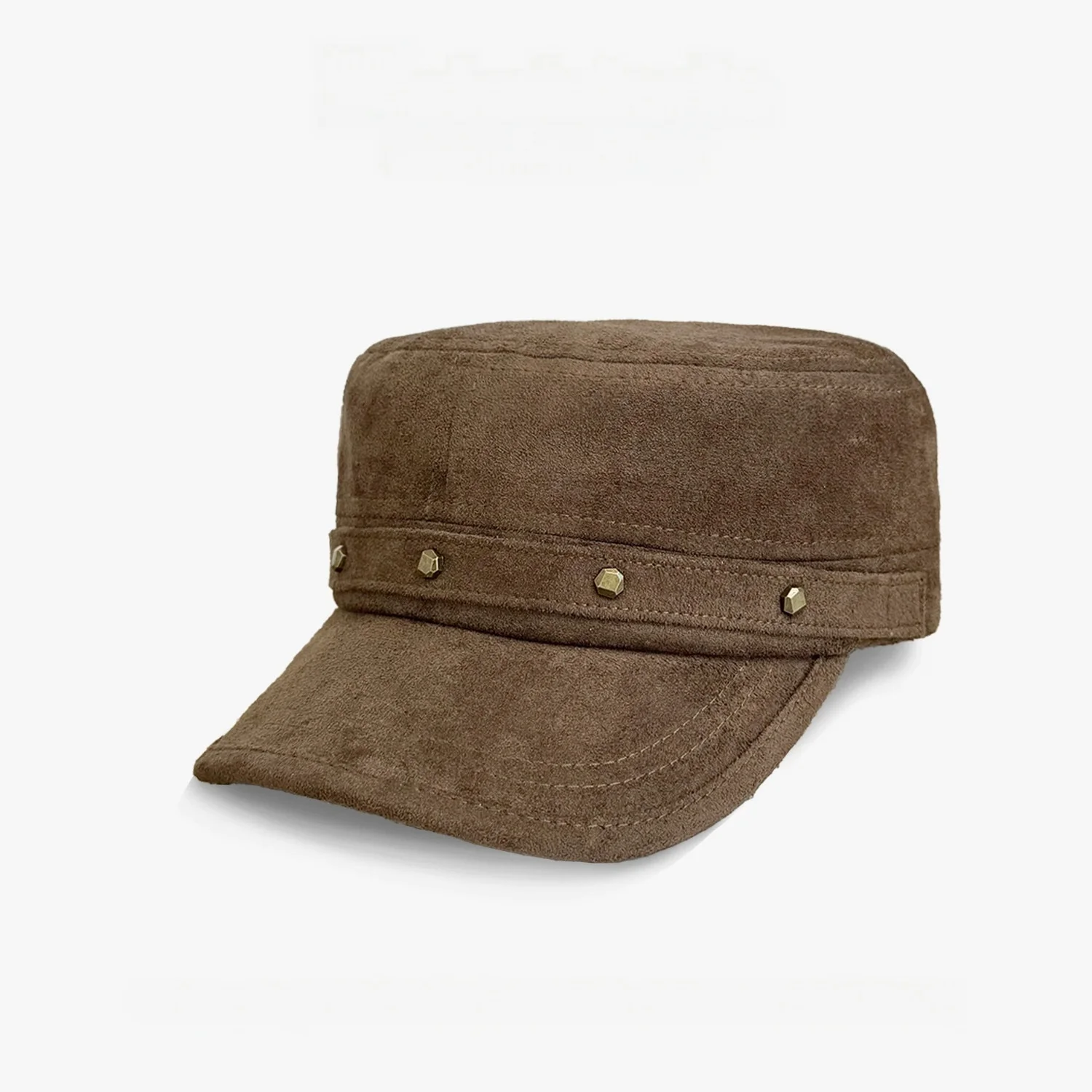 Women’s Fall New Arrivals: Stud-Decorated Flat-Top Hats, Soft Suede Versatile Baseball Caps, and Retro Riding Hats