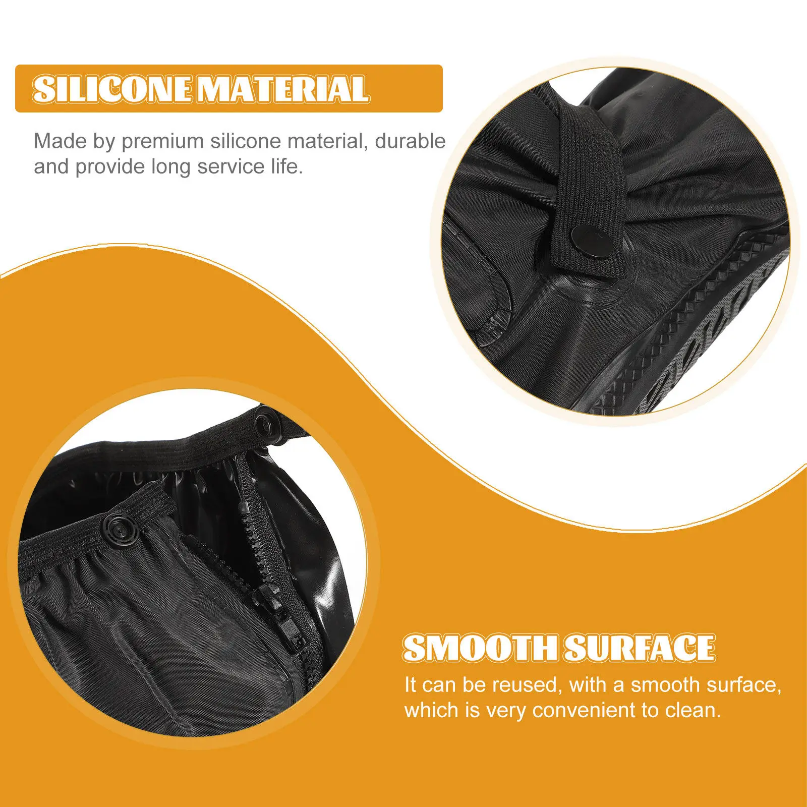 Anti-Slip Rainproof Shoe Covers Lightweight Soft Joint Support Posture Improvement for Beach Leisure Cycling Climbing Snow Xl