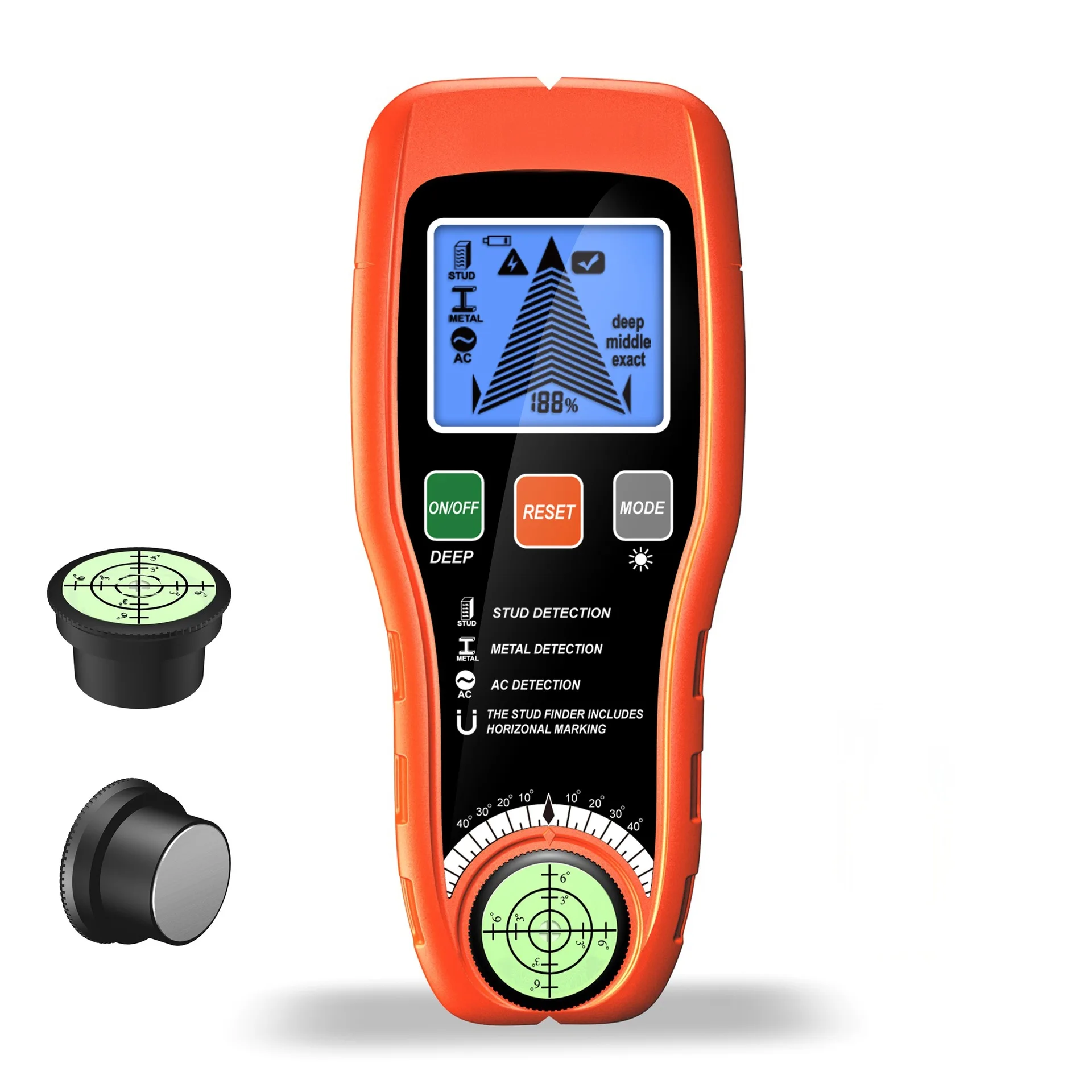 Wall Detector Stud Column Detection Metal Current Line Wood Center Handheld Detection Instrument
