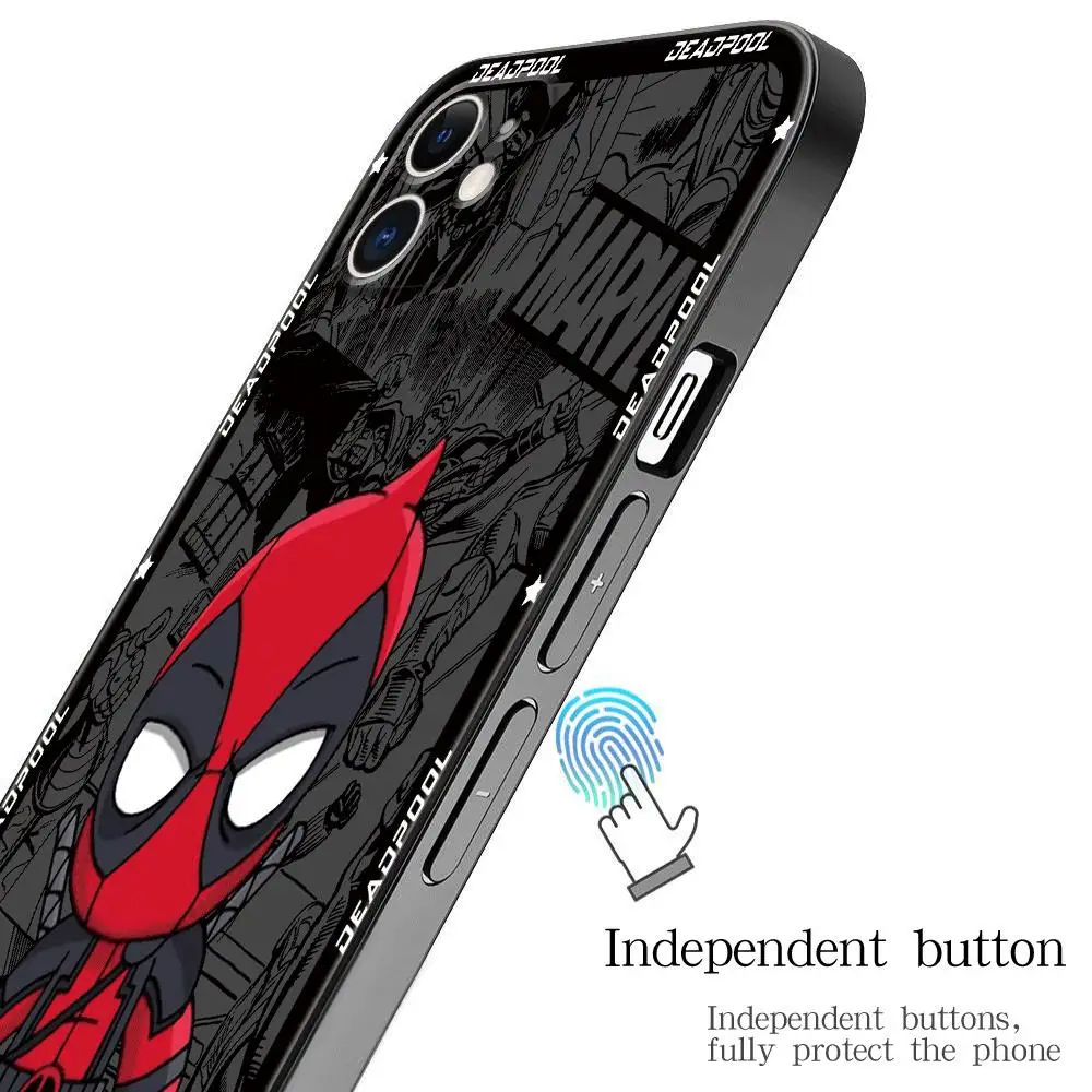 Marvel Spiderman Groot Phone Case for Apple iPhone 15 Pro Max 14 11 Pro Max 13 12 MINI XR XS MAX X 8 7 Plus SE TPU Soft Cartoon