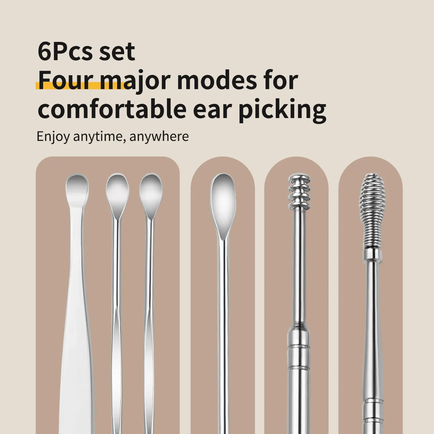 Juego de cortaúñas para uso doméstico, 10 Uds., cortador de uñas, selecciones para los oídos, herramientas para uñas, Estuche de cuero, almacenamiento, cortaúñas para los pies, listo para viajar