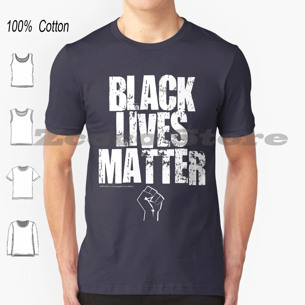 Lives Matter Too 100% Cotton Men And Women Soft Fashion T-Shirt Garner Brutality Staten Island Garner Tompkinsville New York