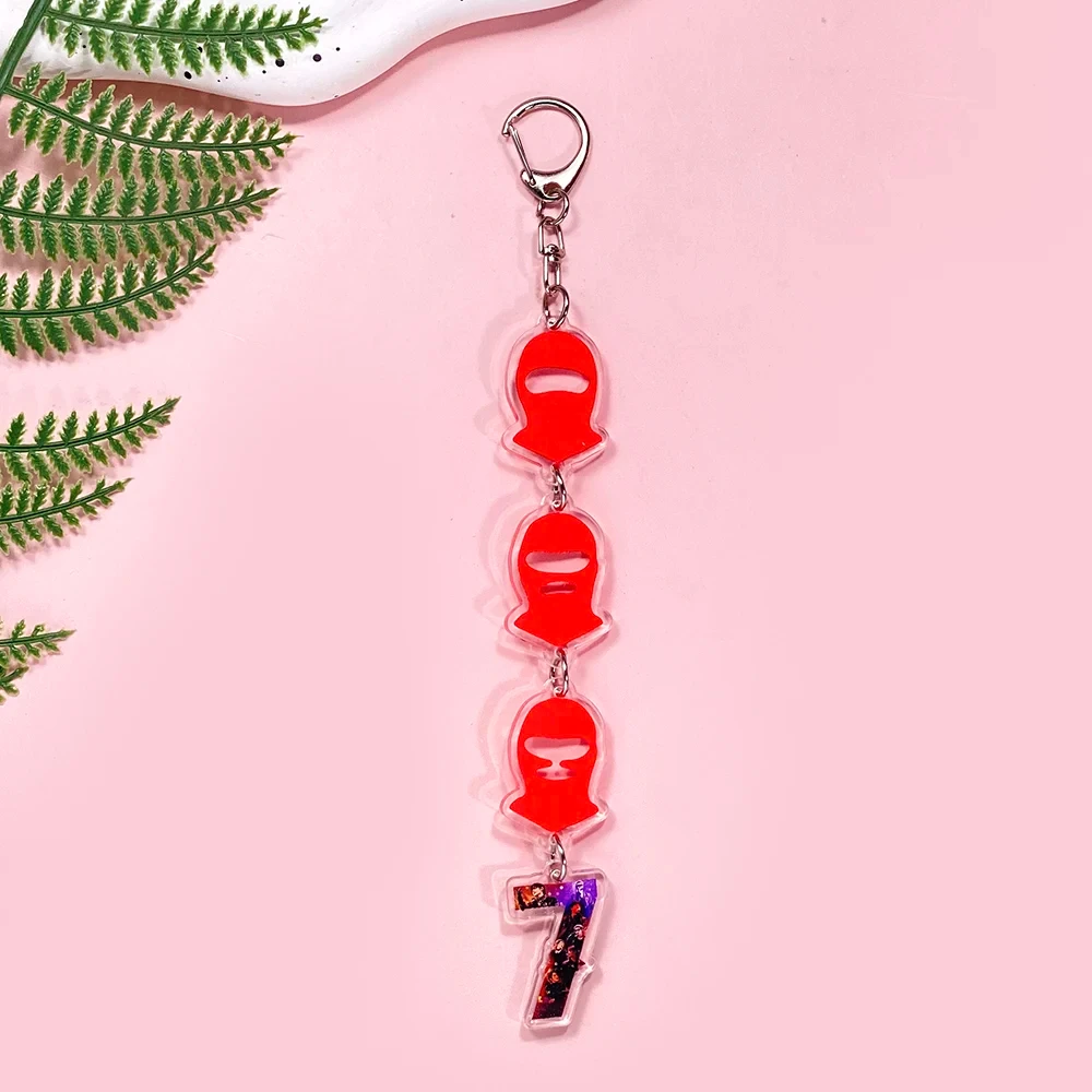 1/6Pcs Korean K-Pop Boy Band Bangtan Boys Acrylic Keychain Cute Backpack Pendant Bag Charms Accessories Decoration Holiday Gifts