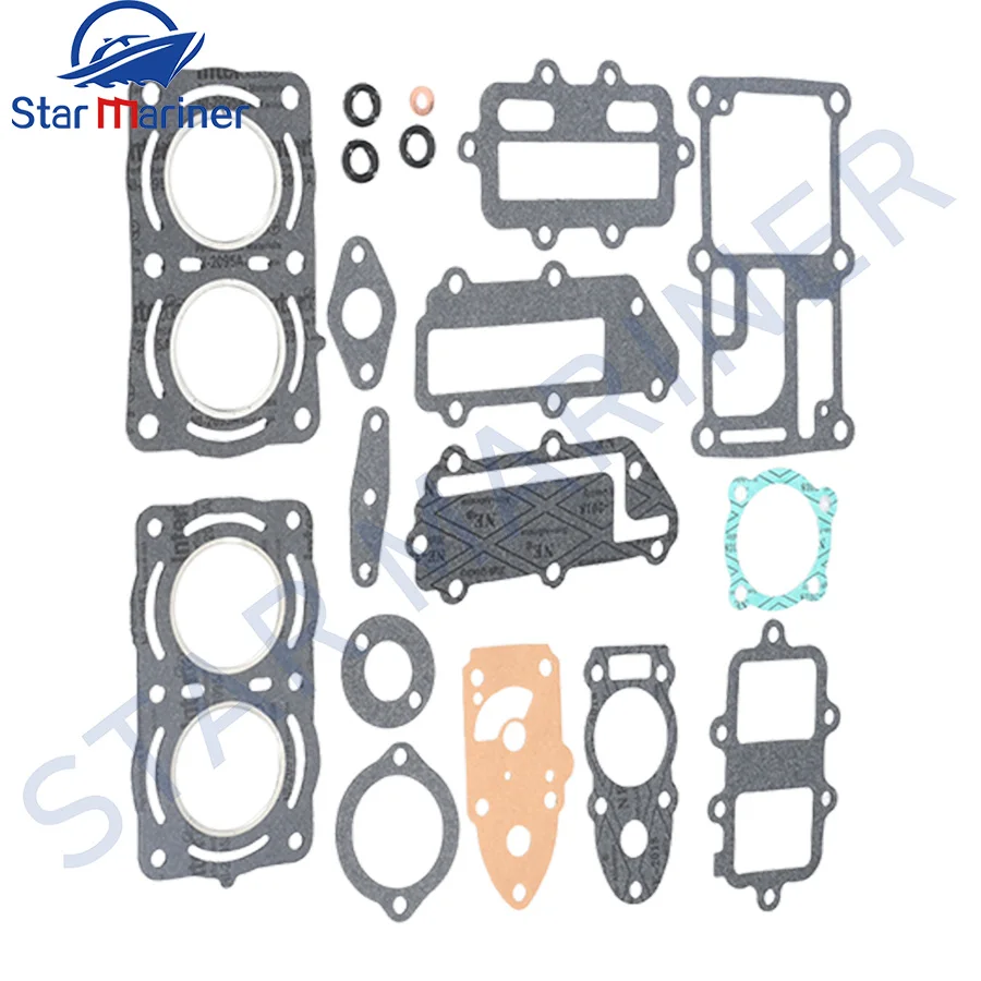 

Marine Repair Parts Power Head Gasket Kit 11400-98839 11400-98890 Alternative Gasket for Suzuki 2T 5HP 2 Cylinder Outboard Motor