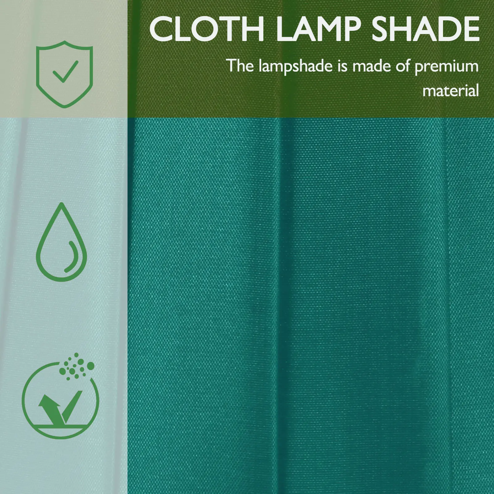 

1Pcs Clip Bulb Lampshade Durable Cloth Lamp Cover Stylish Bedroom Light Decor Decorative Lamp Cover Simple Warm Atmosphere Home