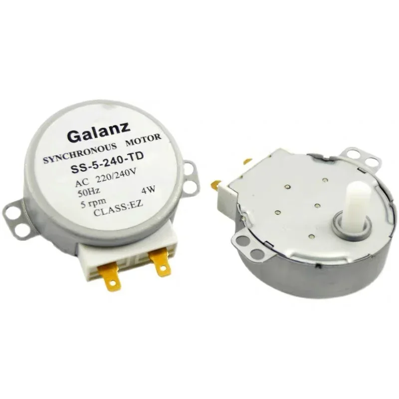 1pcs for Galanz Microwave Turntable Synchronous Motor SS-5-240-TD 220v Half Round D Shaft Rotary Motor