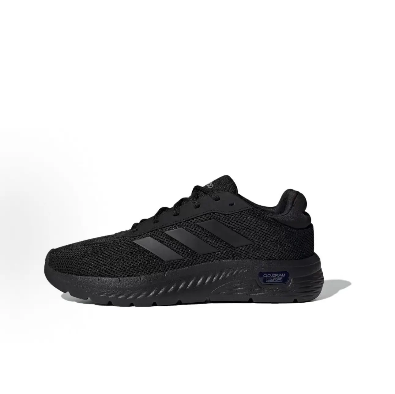 adidas CLOUDFOAM COMFY Soft and Comfortable, Non-Slip and Durable Casual Shoes for Women, Men's Black IH6129