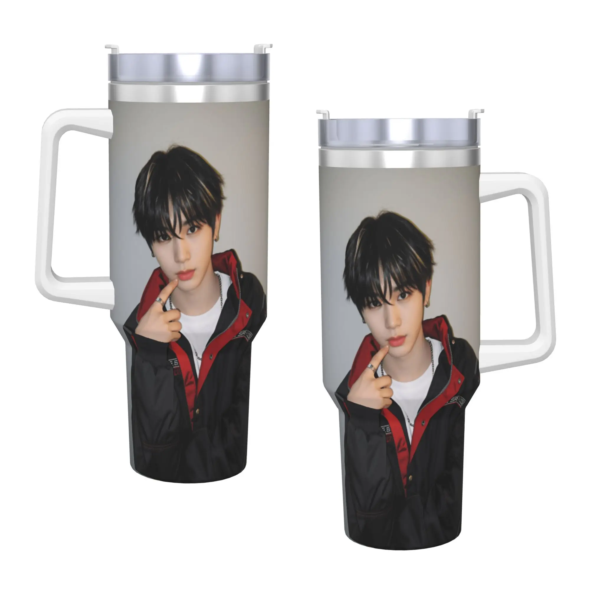 Stainless Steel Tumbler ALD1 A-ALPHA DRIVE ONE Mugs Cup With Straws  Travel Cold and Hot Water Bottle Portable Large Thermal Cup