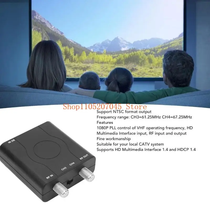 

коаксиальный преобразователь модулятора 37cd NTSC RF с замком 1080P PLL для системы домашних кинотеатров