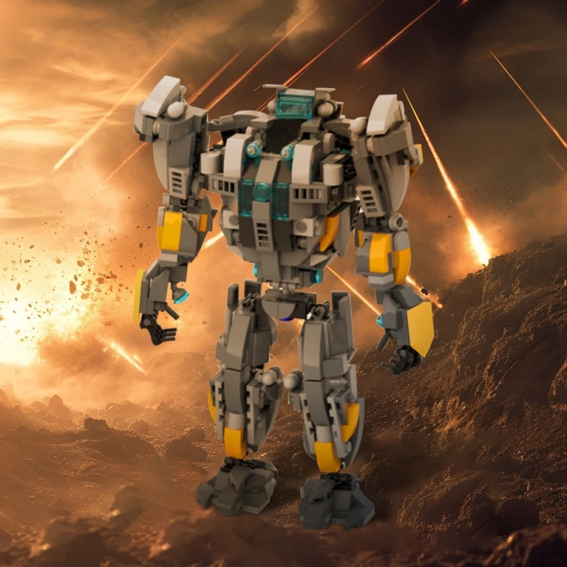 

Модель MOC Mech X, строительные блоки 40K, баллистическая Дред, боевая игра, робот-активность, мяча, собранный кирпич, игрушка, детский подарок