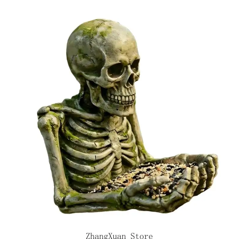 Originales, totenkopfförmiges Bewässerungsgerät für Wildtiere aus robustem Kunststoff für Yard Accent 3XUF – Detail 8
