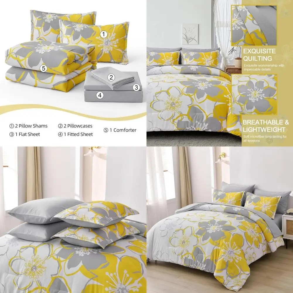 Queen Size Yellow F…