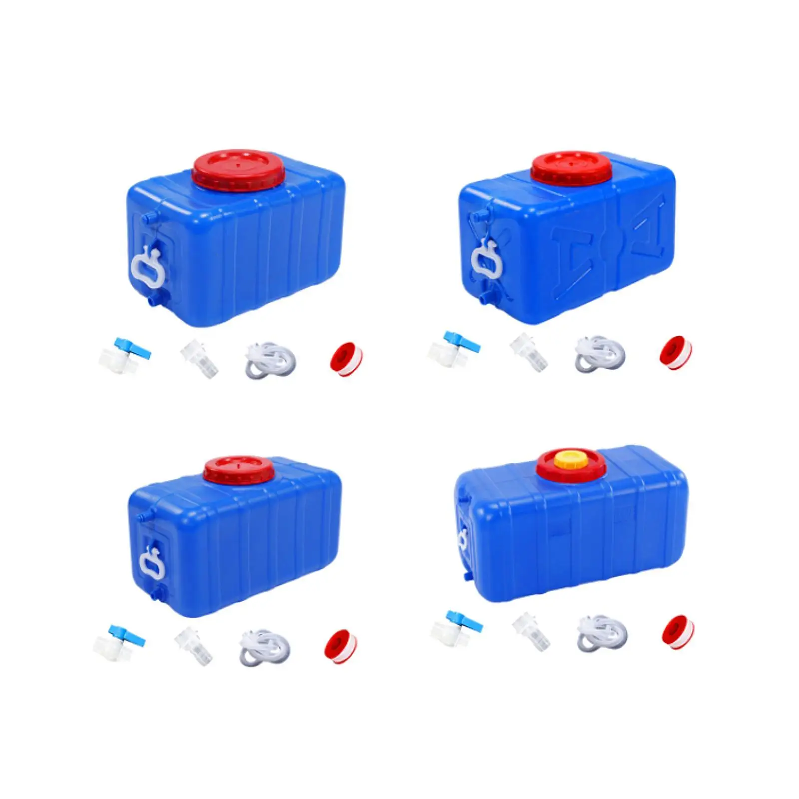 Horizontal Water Tank Large Capacity Leakproof Storage Barrel Drink Dispenser Water Tower for Outdoor Survival Travel BBQ Hiking