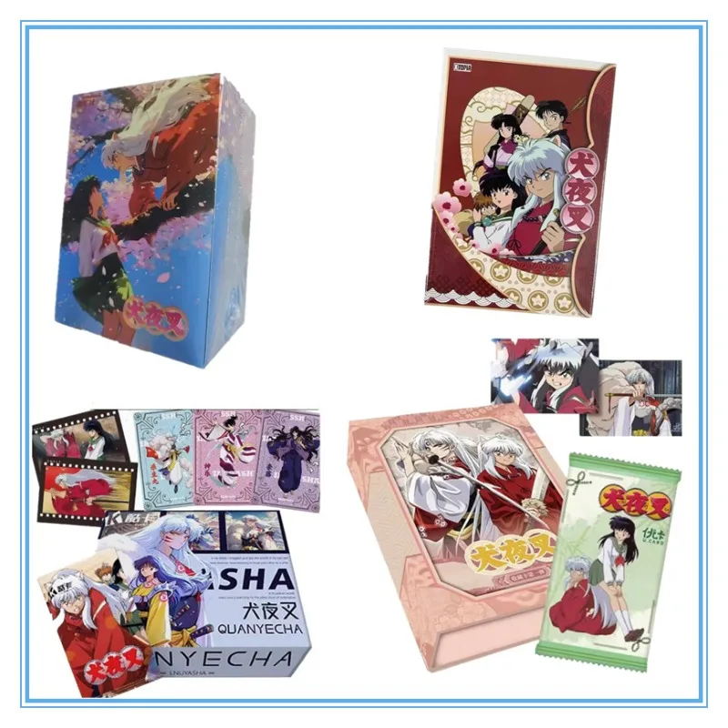 

LEKA Inuyasha Collection Cards Higurashi Kagome Kikyo Paper Card Anime Character Game Card Kids Toy Halloween Christmas Gift