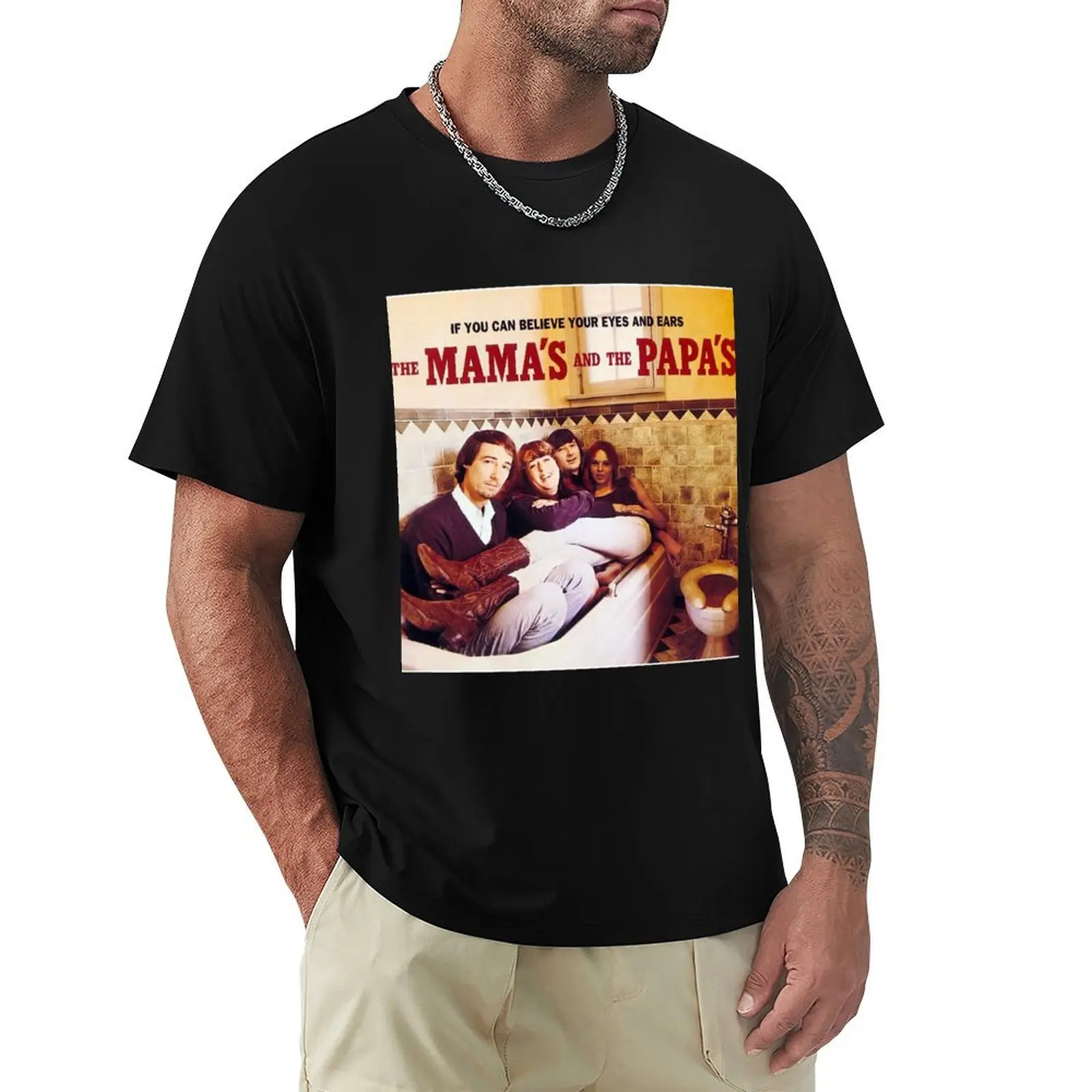 

Mamas and Papas T-Shirt T-shirts oversize graphic t shirt vintage anime figures Men's clothing