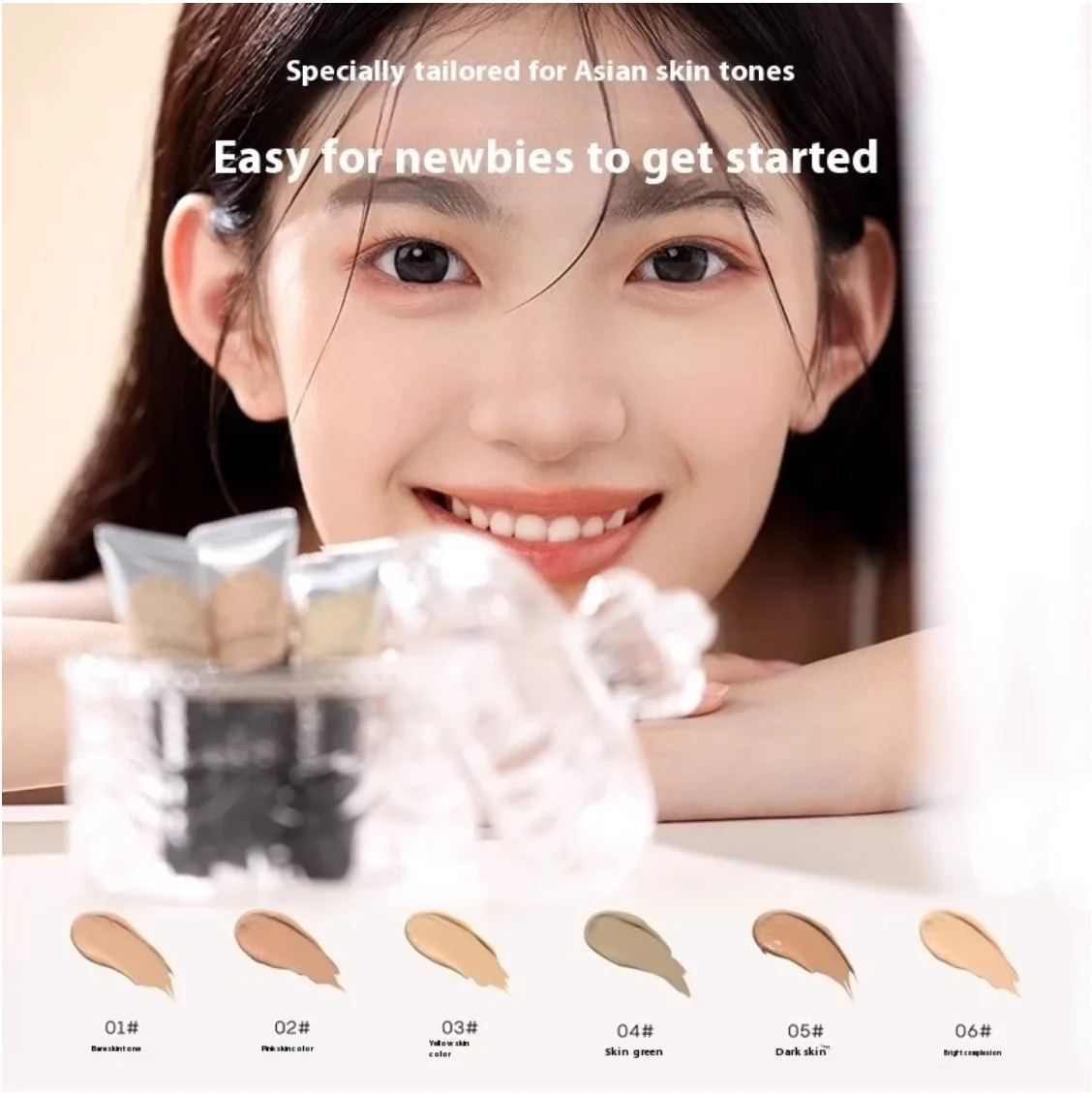 Foreverkey 페이스 컨실러 10g 마스킹 리퀴드 펜으로 얼굴의 다크서클과 여드름 자국을 커버하는 페이셜 메이크업 컨실러