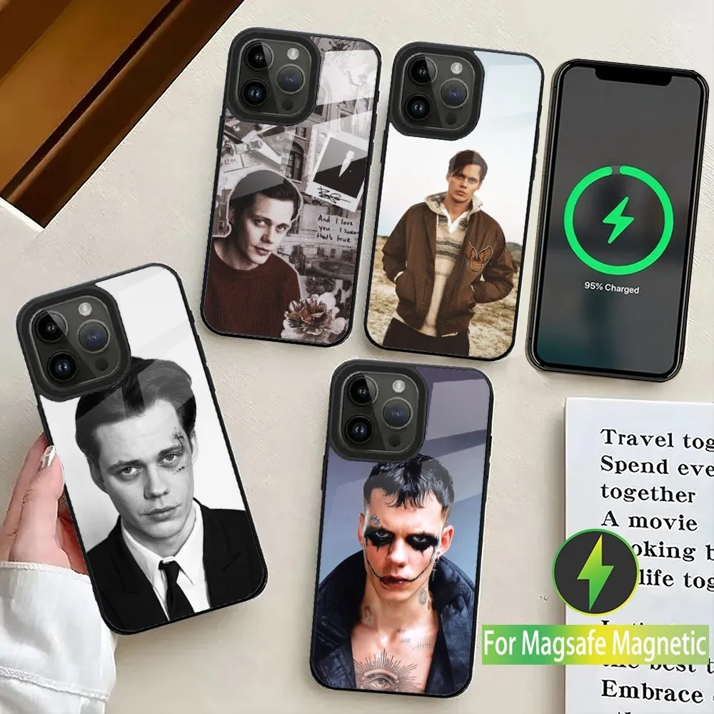 Actor B-Bill S-Skarsgard Phone Case For iPhone 16,15,14,13,12,11,Plus,Pro,Max Mini Magsafe Magnetic Wireless Charging