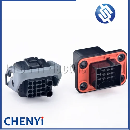 Imagen 2 del producto Conector impermeable automotriz de 19 pines Paquete de batería enchufe de alto y bajo voltaje 1192800MB 1192800FB con pines para BYD