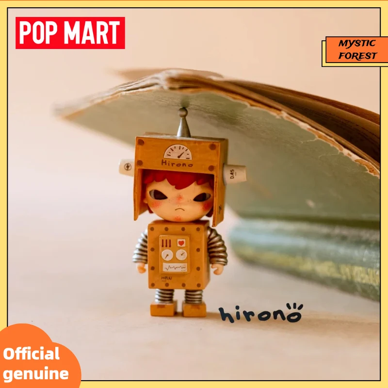 

POP MART HIRONO V2 Little Mischief Series: Коллекционные фигурки в слепых коробках, украшения для автомобиля, подарочные таинственные коробки, декор для рабочего стола