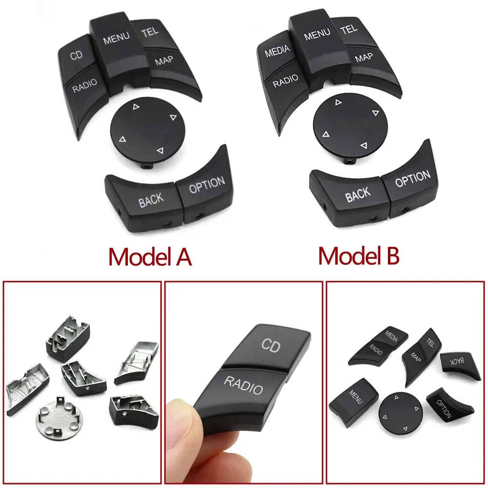 Car Interior CIC IDrive Multi Media Knob Menu Buttons For BMW X1 X5 X6 1 3 5 Series E84 E90 E91 E92 E70 E71 E72 E60 E87 E88
