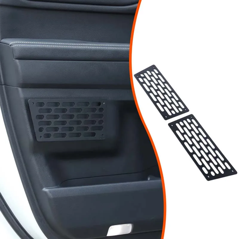 

2-Piece Set Aluminum alloy For Toyota Land Cruiser Prado 250 LC250 2024+ car front door inner door panel hanging net accessories