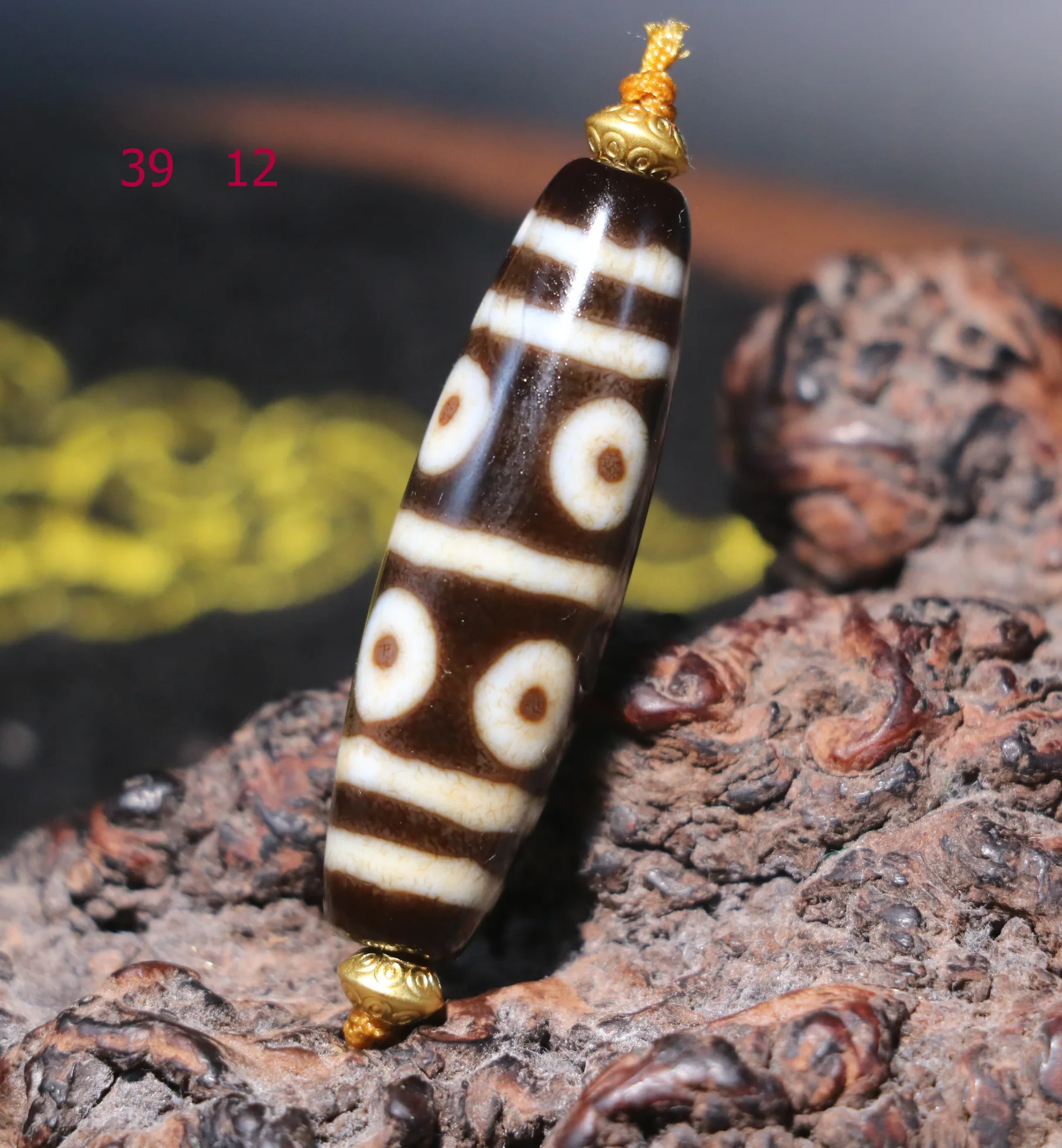 

Treasure Magic Energy Tibetan old Agate 8 Eyed Rich Symbol dZi Bead Totem Fit For Making Bracelet Lkbrother UPD221211A12