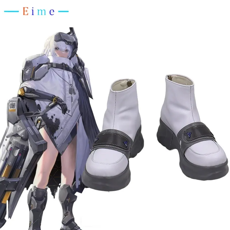 

Nikke Snow White Cosplay Shoes Halloween Carnival Boots Anime Accessories PU Leather Shoes Cosplay Props Custom Made