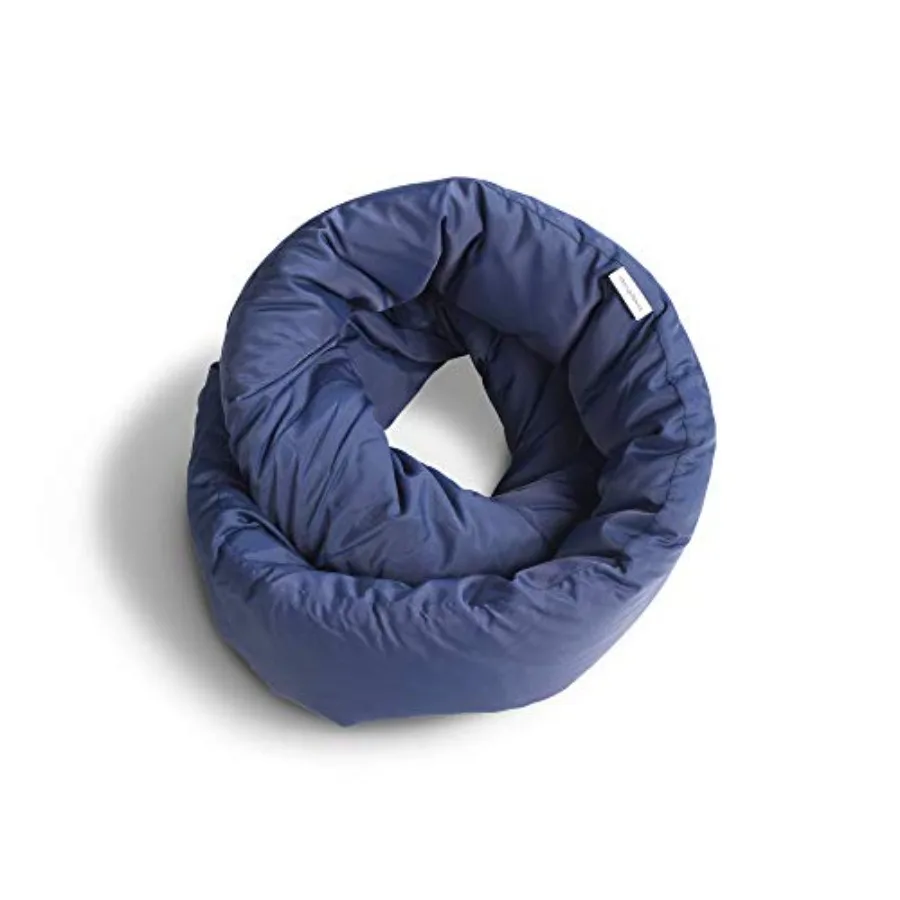 

Infinity Pillow - Home Travel Soft Neck Scarf Support Sleep Navy