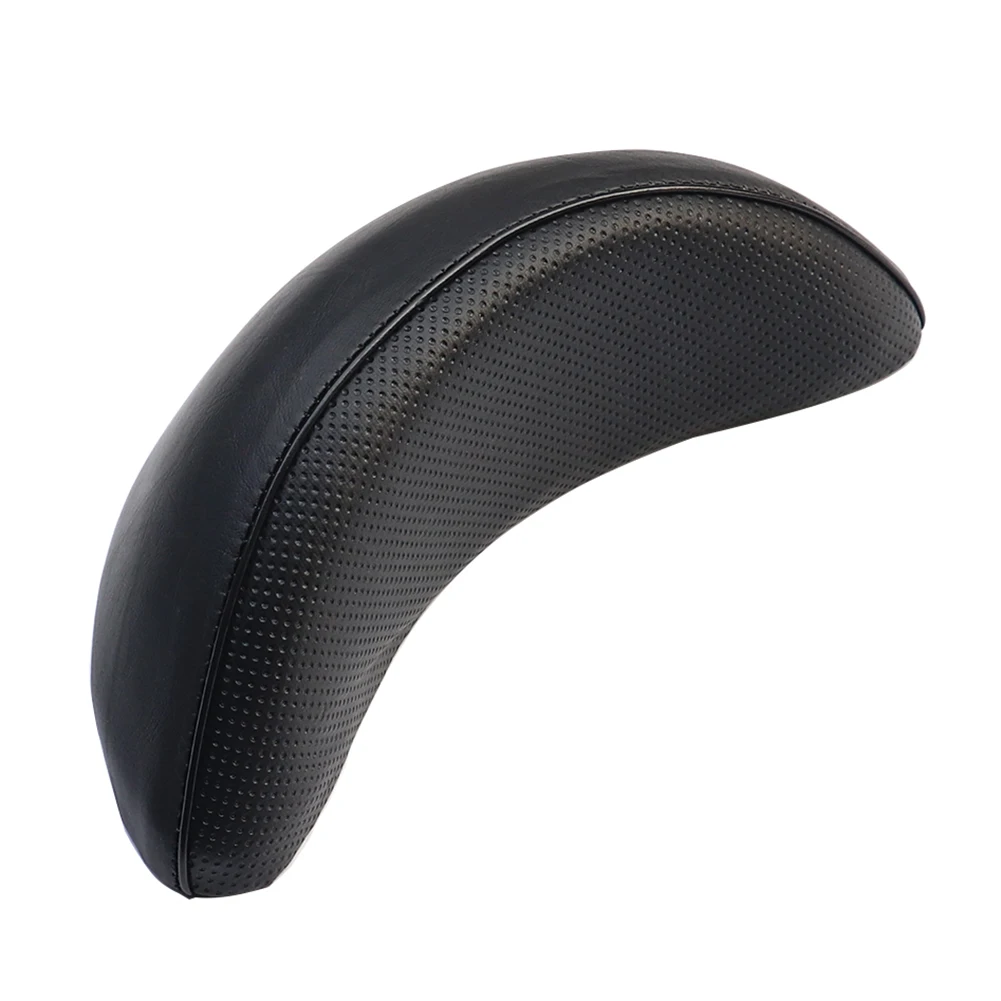 Assento Do Passageiro Da Motocicleta, Assentos De Couro Preto, Encosto Almofada Almofada para Harley, Honda, Suzuki, Kawasaki, Scooter Elétrico,