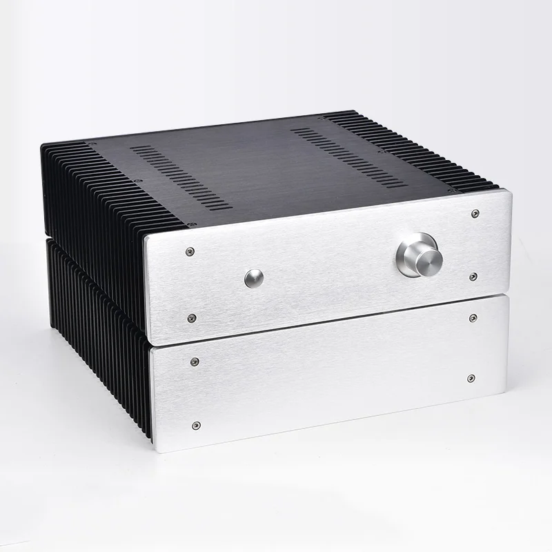 

BZ3209 All Aluminum Audio Enclosure Class A Amplifier Chassis 15W 1969 / PASS AM / PASS F5 Power Amp Case DIY Box