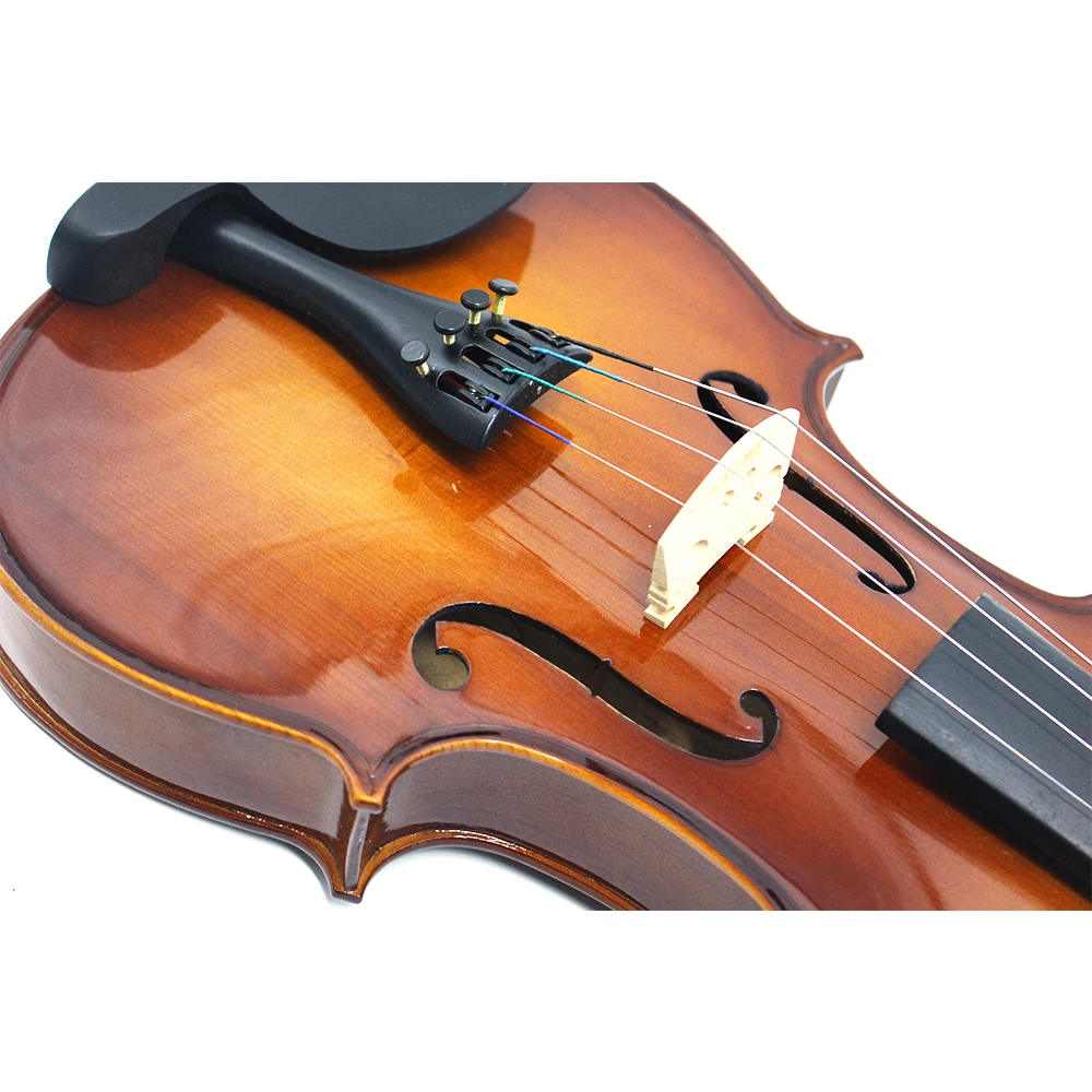 High Grade 4/4 Full Size Student Acoustic Violin Handmade Plywood Stringed Musical Instrument For Beginners School Use