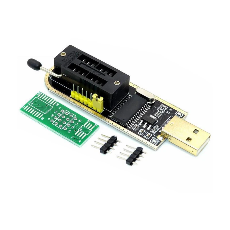 CH341A kit 24 25 Series EEPROM Flash BIOS USB Programmer Module SOIC8 SOP8 Test Clip for EEPROM SOIC8 93CXX / 25CXX / 24CXX