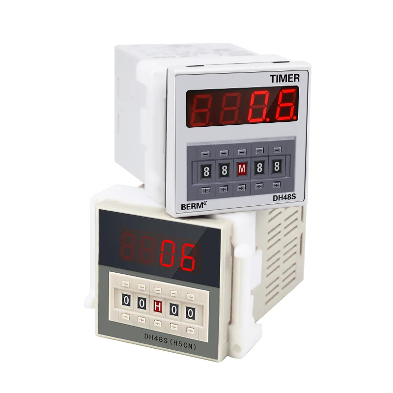 

DH48S-1Z digital display time relay timer with pause zero contact send base