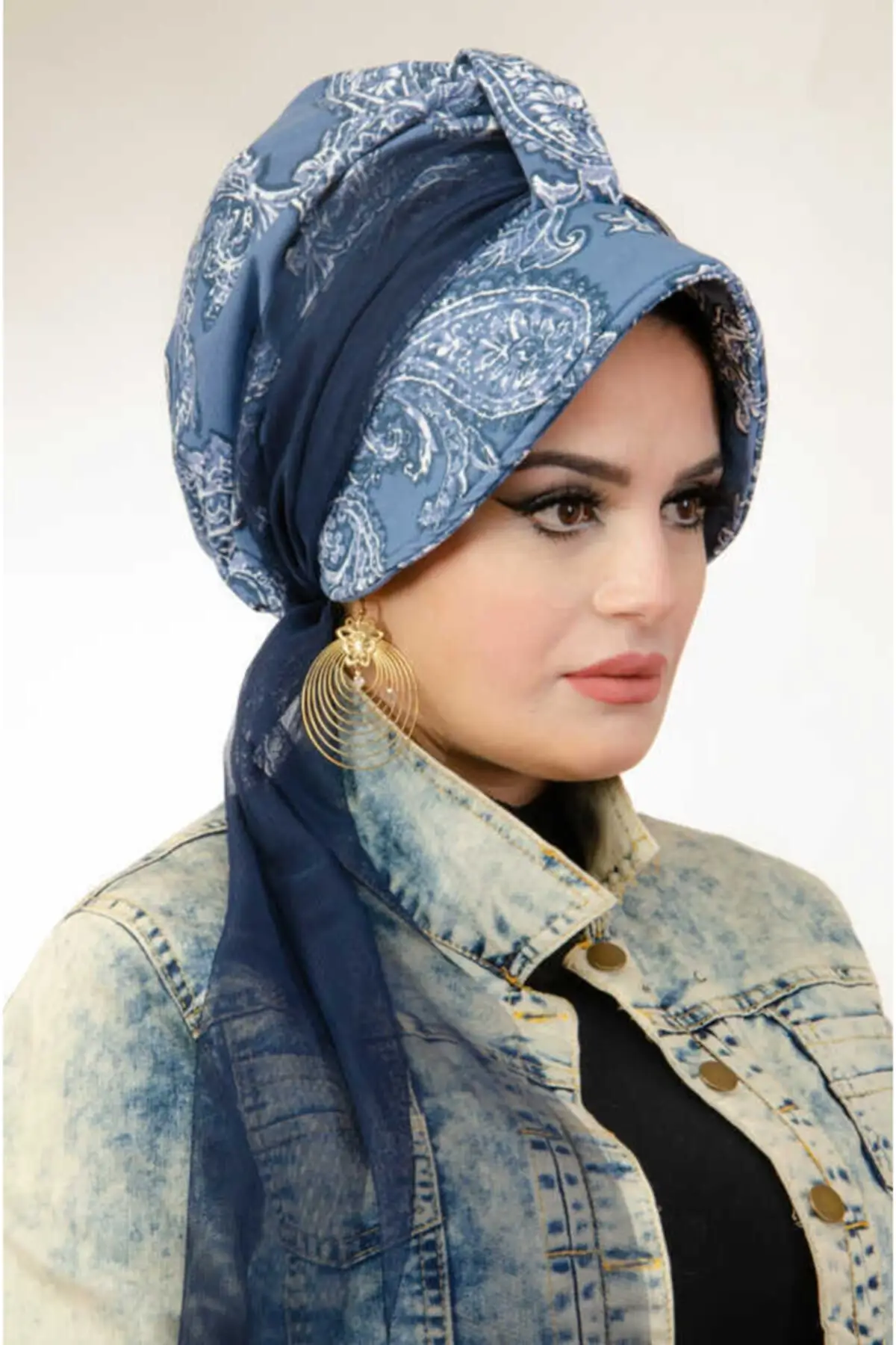 Indigo Navy Hat Bathing Cap