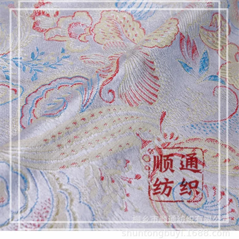 Brocade jacquard ceremonial dress cheongsam ancient costume fabric box packaging large