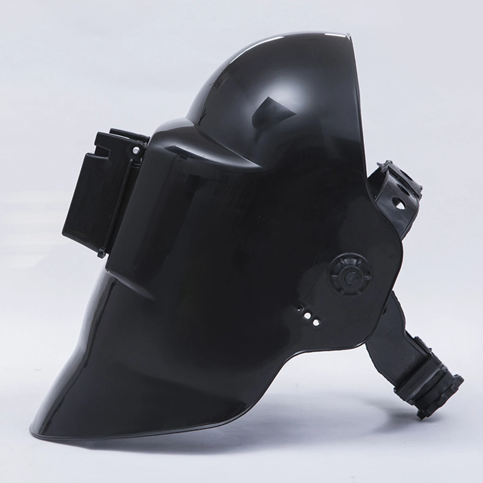 Large View True Color Welding Helmets Mask Hood Shade Grinding, Black