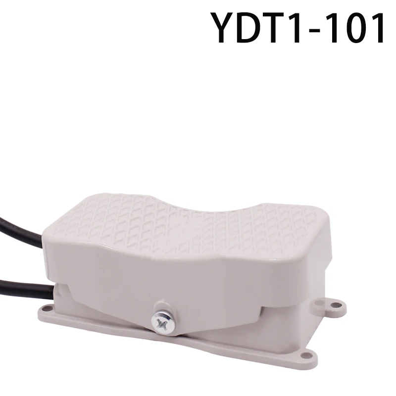 

Foot Switch Pedal Push Button Controller YDT1-20 101 Reverse With Wire Aluminum Case Double Control Single Three Phase Motor 220