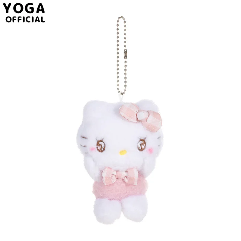 Süße Sanrio Kuromi Melody Pochacco Hellokitty Cinnamoroll Plüschtiere Mädchen Plüsch-Schlüsselanhänger Anhänger Homdecor Cartoon Stoffpuppen