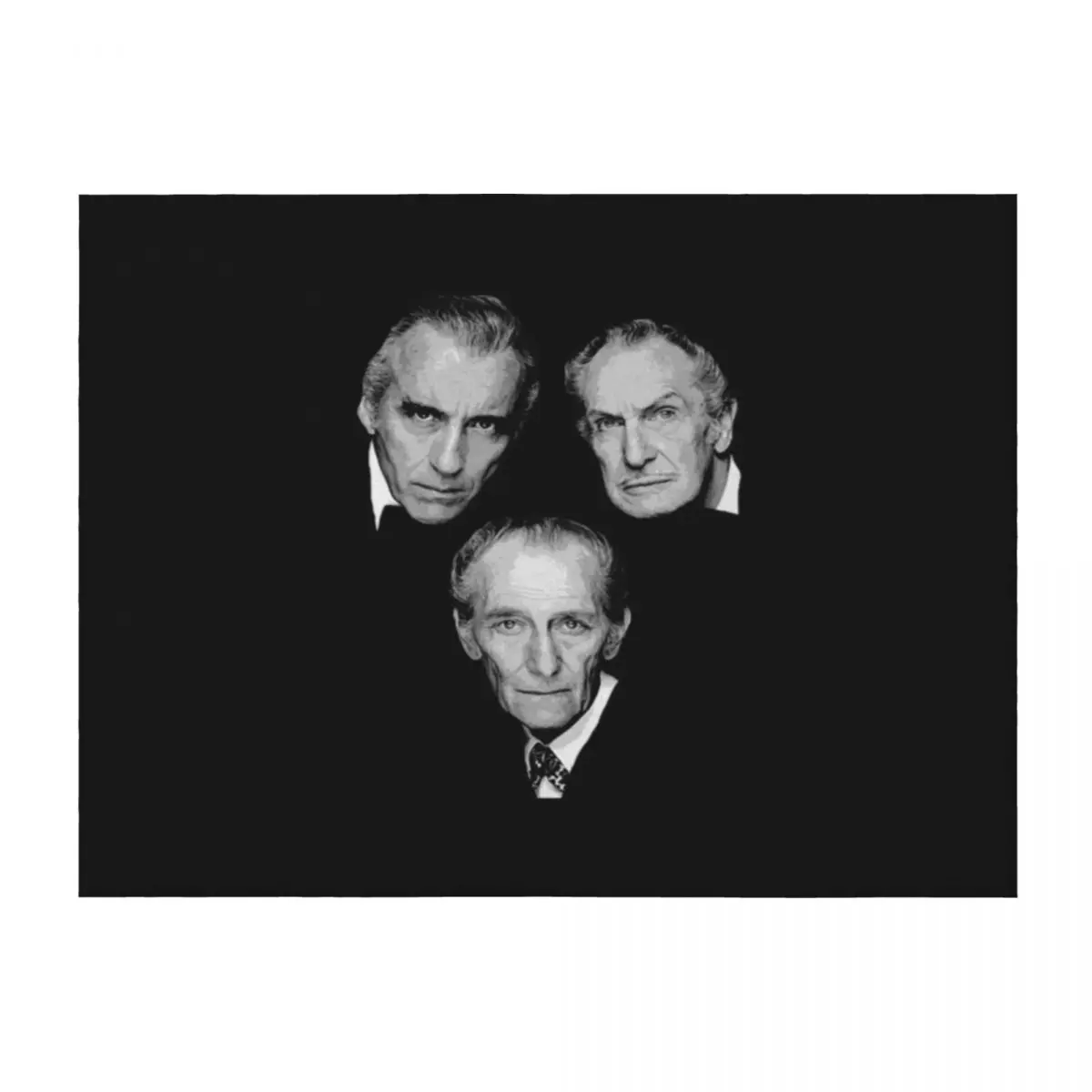 

Christopher Lee Vincent Price Et Peter T-ShirtChristopher Lee Vincent Price et Peter T-Shirt_by sojpap_ Throw Blanket
