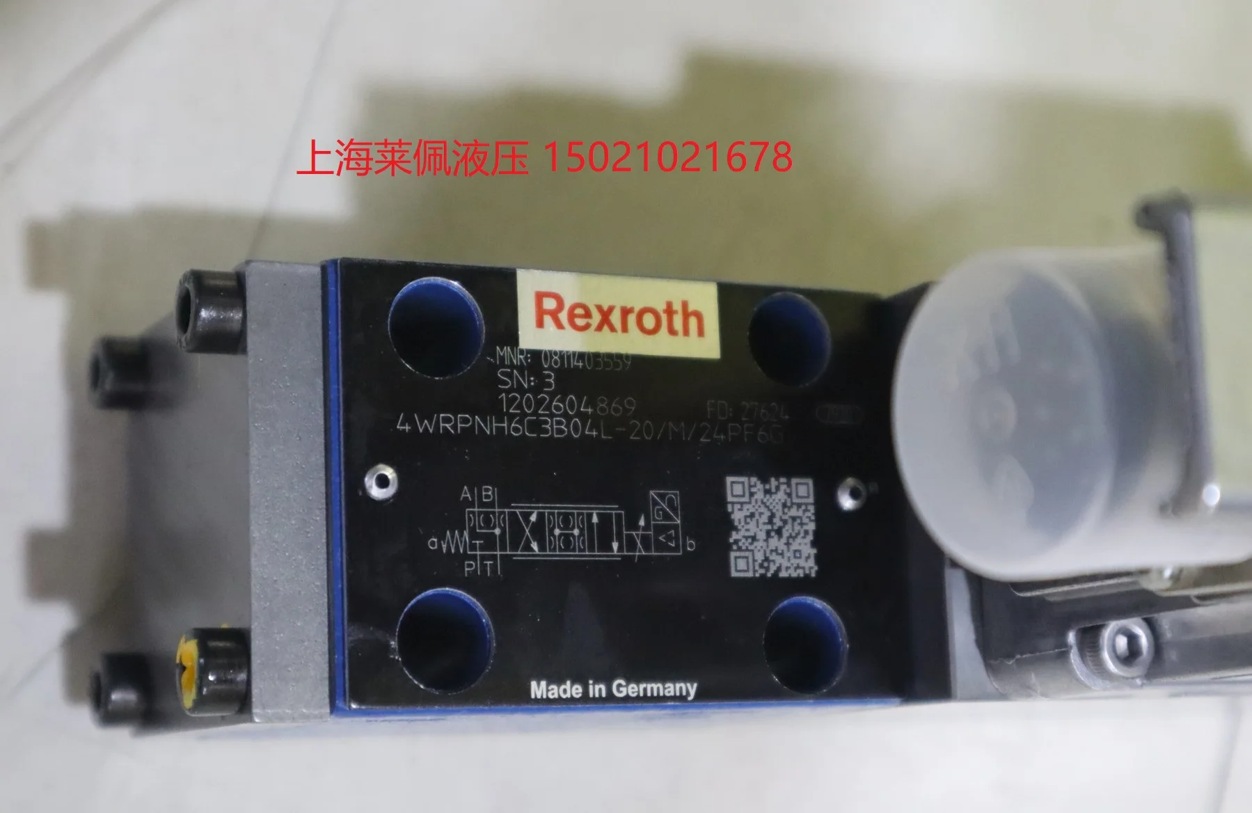 

Пропорциональный клапан Rexroth REXROTH R901382346 4WRPEH6C4B24L-32/M/24A1