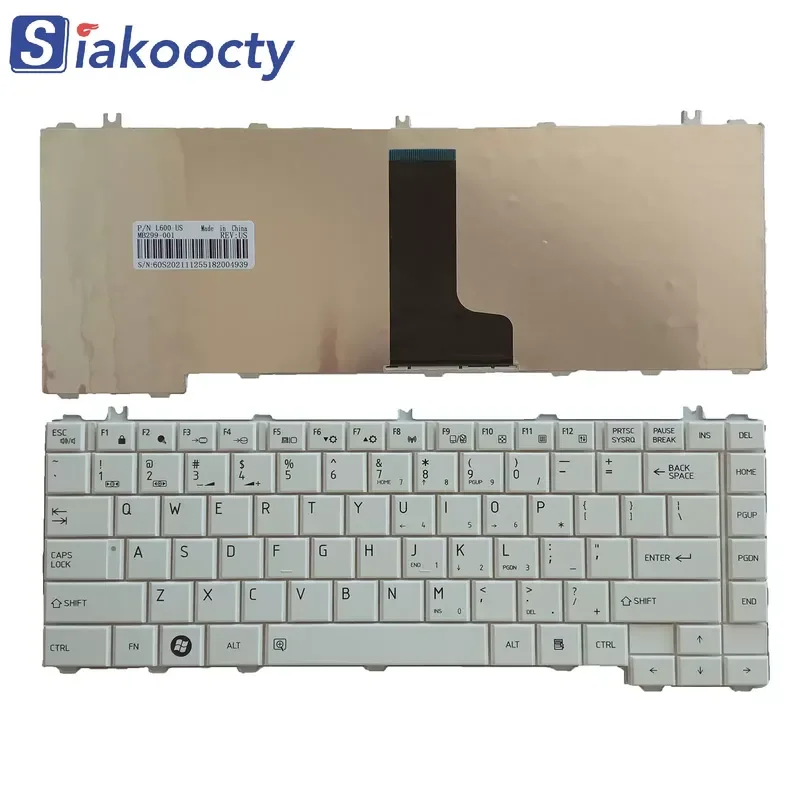Teclado para Toshiba L600 L600D L630 C640 L745D, Diseño Americano