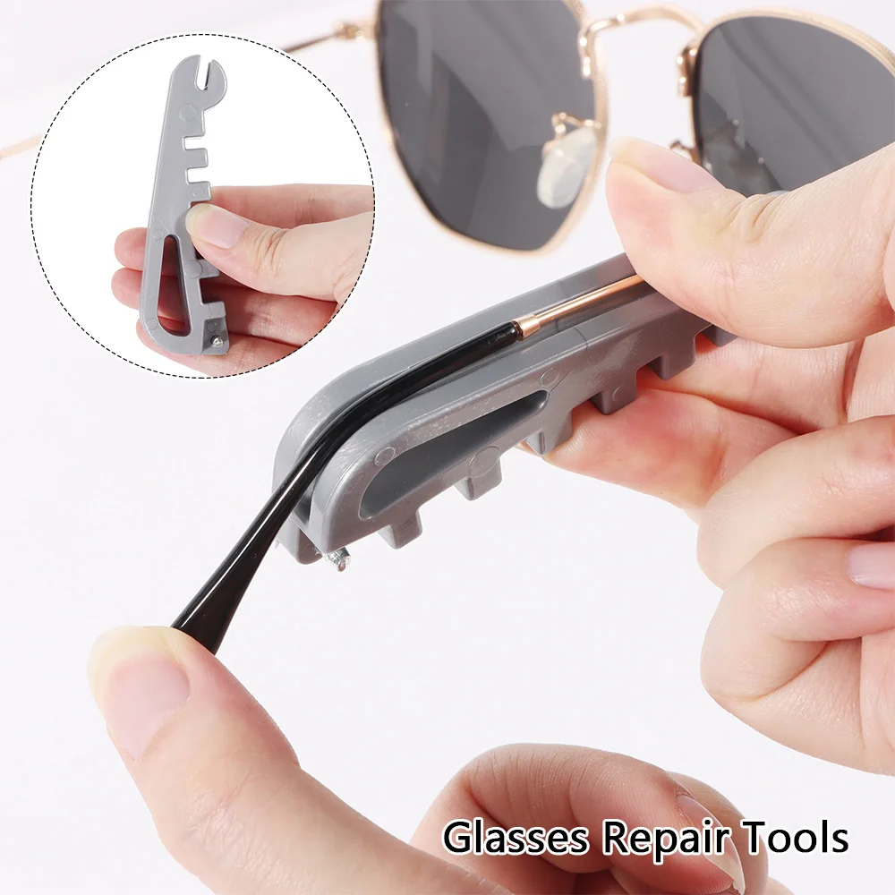 Hand Held Glasses Repair Tools Universal Fit Hand Tool Sets Eyeglasses Temple Bend Multi-Functional Frame Adjustment