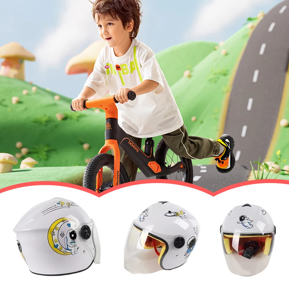 Children Kids Helmet Anti-Fall Four Seasons Safety Protection Child Motorcycle Open Face Helmets Bike Child Helmet for Kids